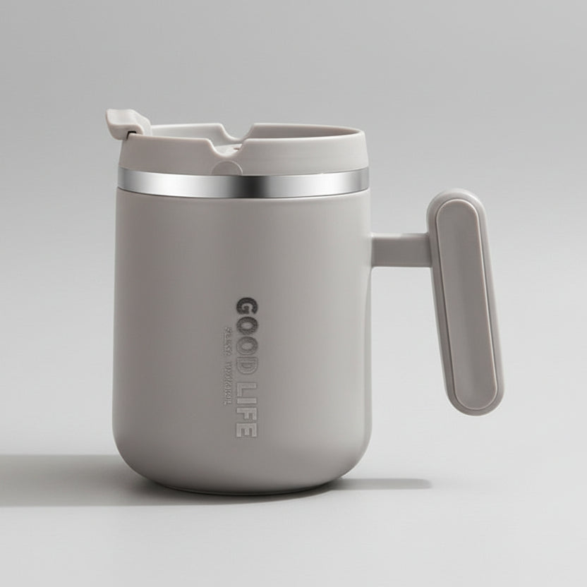 Κούπα θερμός με χερούλι 450mL Μονόχρωμη