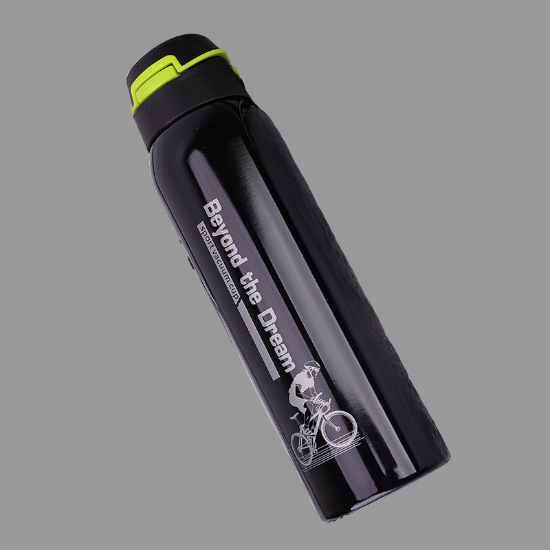 Μπουκάλι θερμός ποδηλάτου με καλαμάκι 500mL Μονόχρωμο