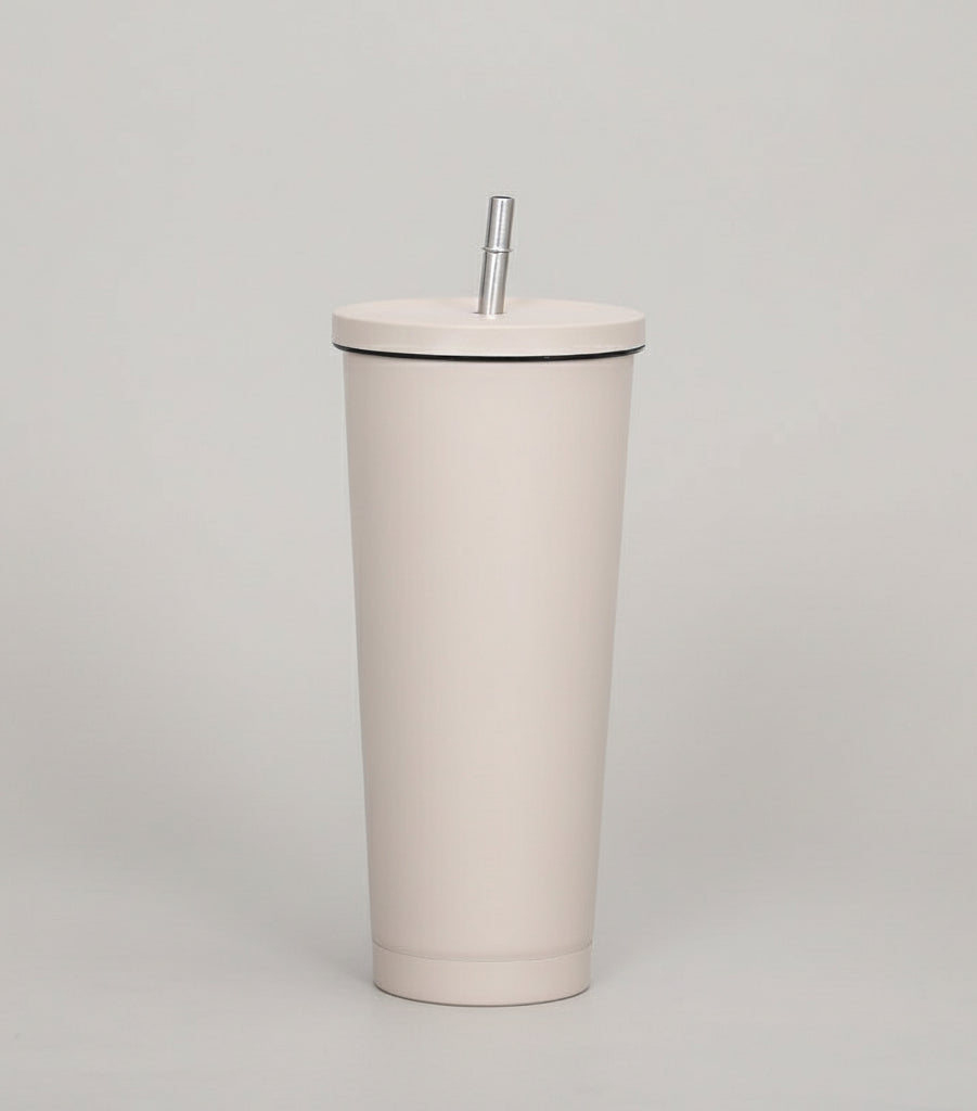 Ποτήρι θερμός με καλαμάκι 750mL Μονόχρωμο