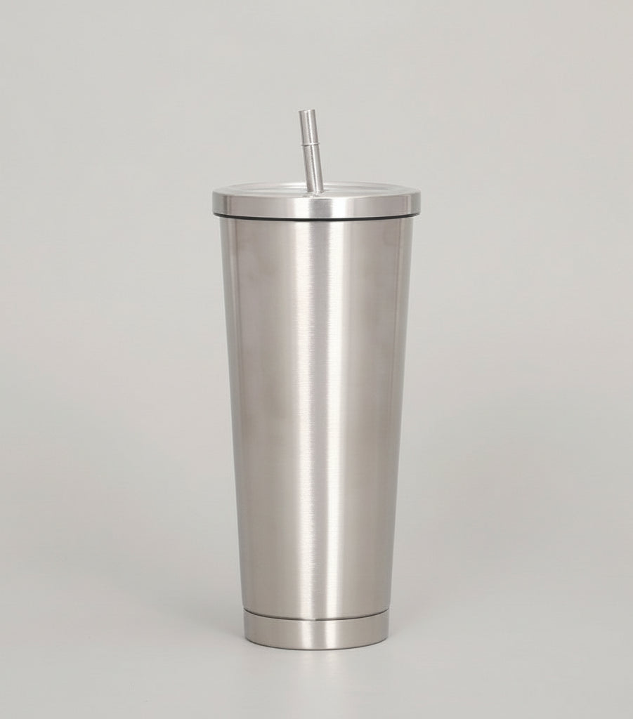 Ποτήρι θερμός με καλαμάκι 750mL Μονόχρωμο