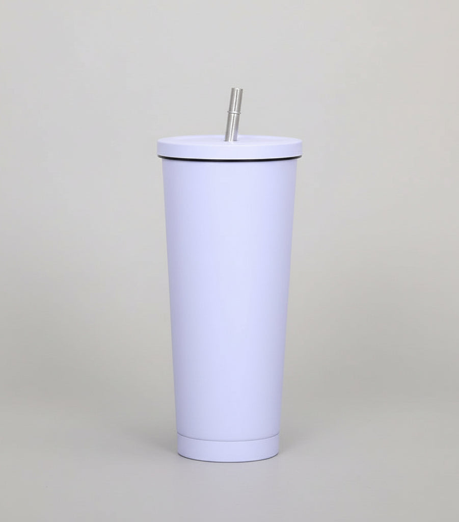 Ποτήρι θερμός με καλαμάκι 750mL Μονόχρωμο