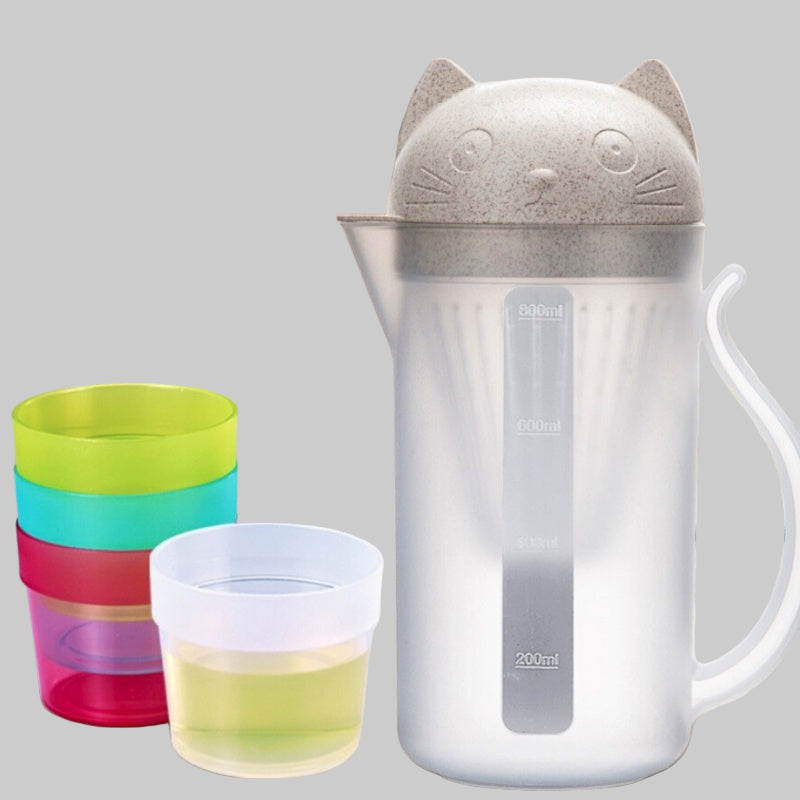 Σετ κανάτα 800mL με φίλτρο και ποτηράκια