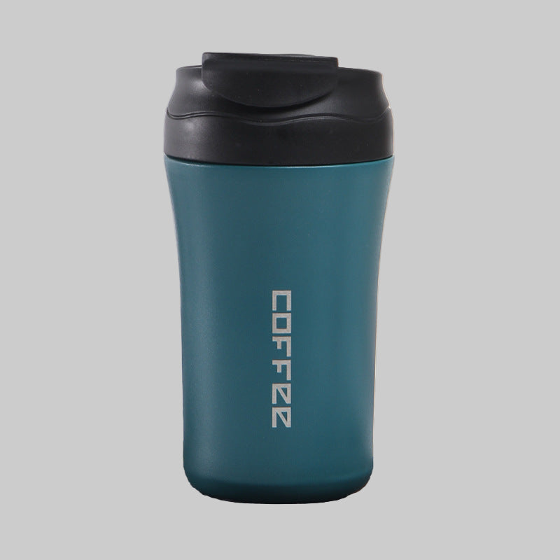 Ποτήρι με καπάκι διπλής χρήσης 400mL Μονόχρωμο