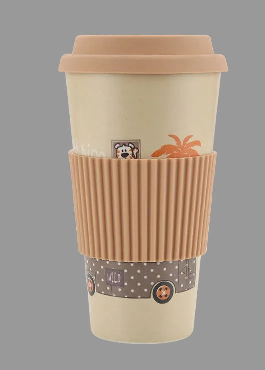 Ποτήρι μπαμπού σε 3 μεγέθη Πολύχρωμο