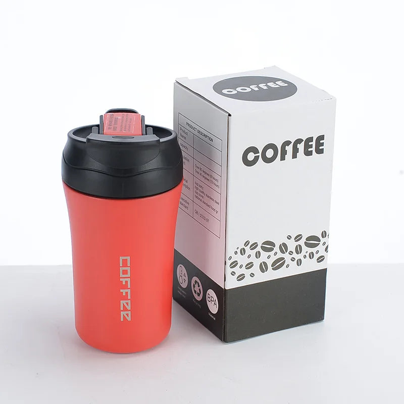 Ποτήρι με καπάκι διπλής χρήσης 400mL Μονόχρωμο