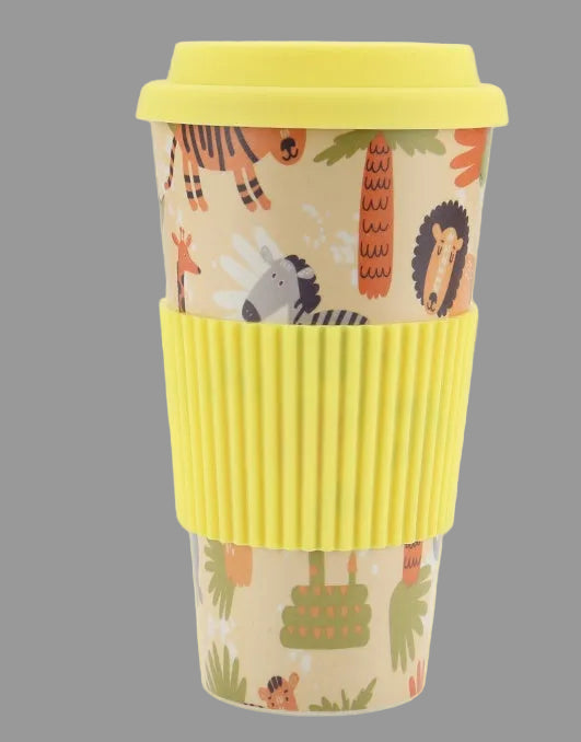 Ποτήρι μπαμπού σε 3 μεγέθη Πολύχρωμο