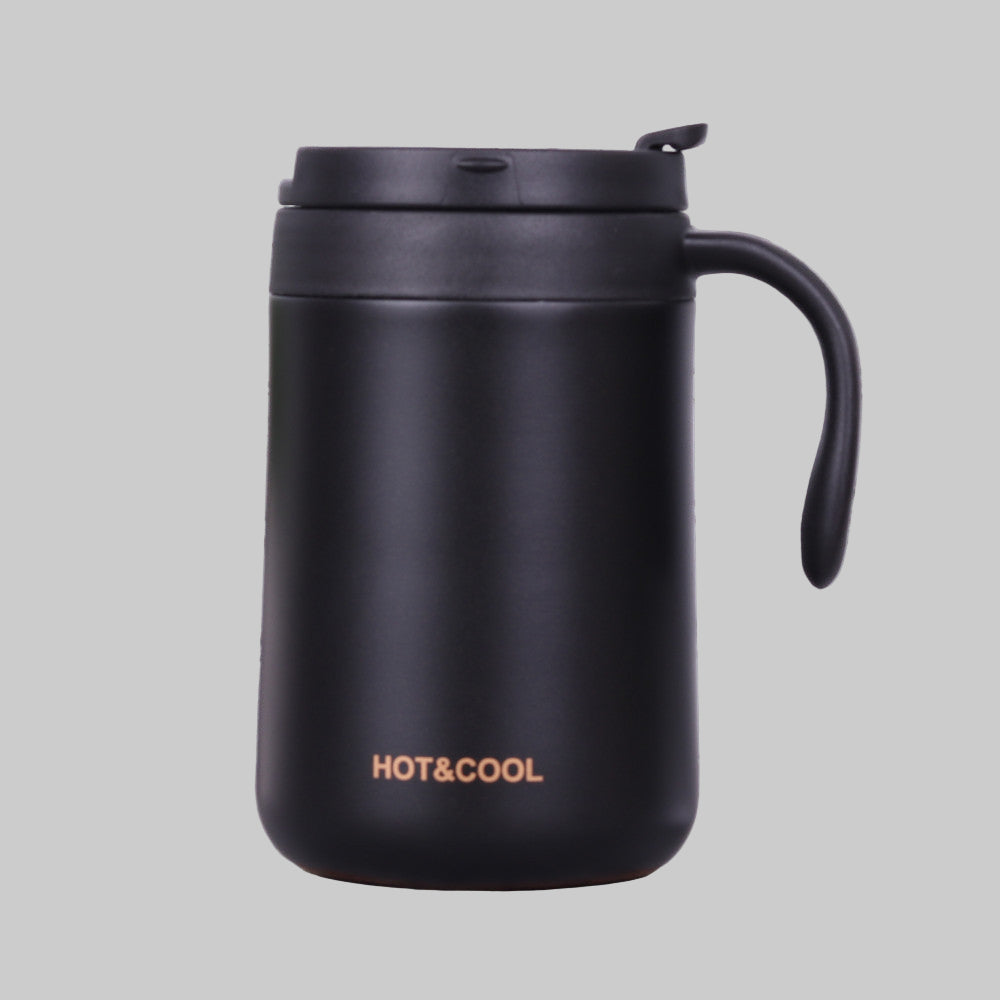 Κούπα θερμός με χερούλι 350mL/500mL Μονόχρωμη