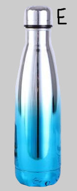 Μπουκάλι νερού 500mL Έντονα χρώματα