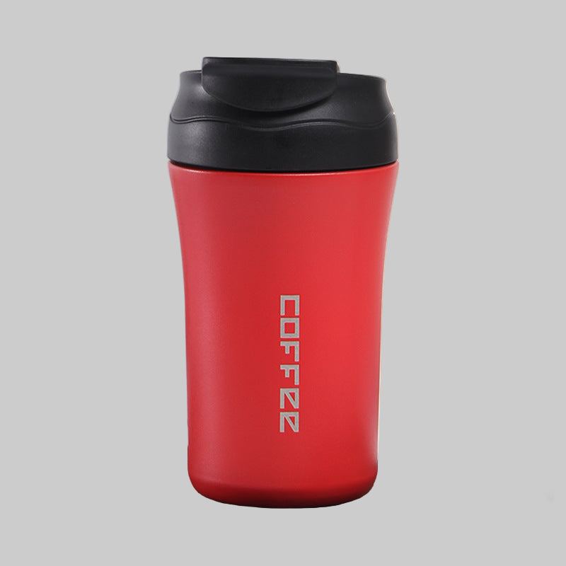 Ποτήρι με καπάκι διπλής χρήσης 400mL Μονόχρωμο