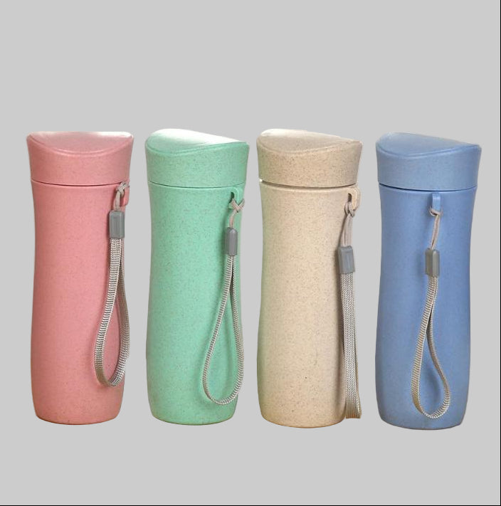 Μπουκάλι νερού από άχυρο 300mL Μονόχρωμο