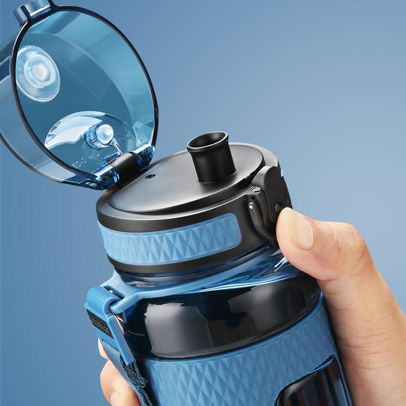 Μπουκάλια νερού UZSPACE με στόμιο 800mL/1100mL Μονόχρωμο