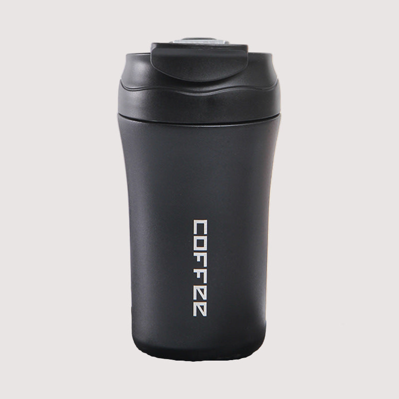 Ποτήρι με καπάκι διπλής χρήσης 400mL Μονόχρωμο