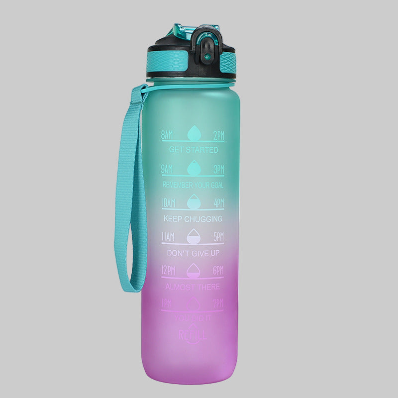 Μπουκάλι νερού διαβαθμισμένου χρώματος 750mL/1L